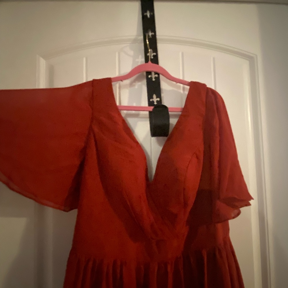 Rust Bridesmaid Dress